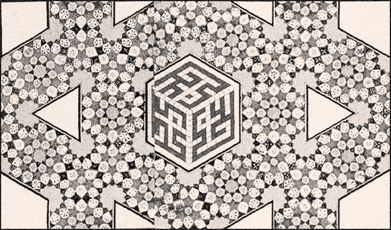 Combinatorial patterns and Kufic scripts, Topkapi scroll, ca. 1500, Iran.