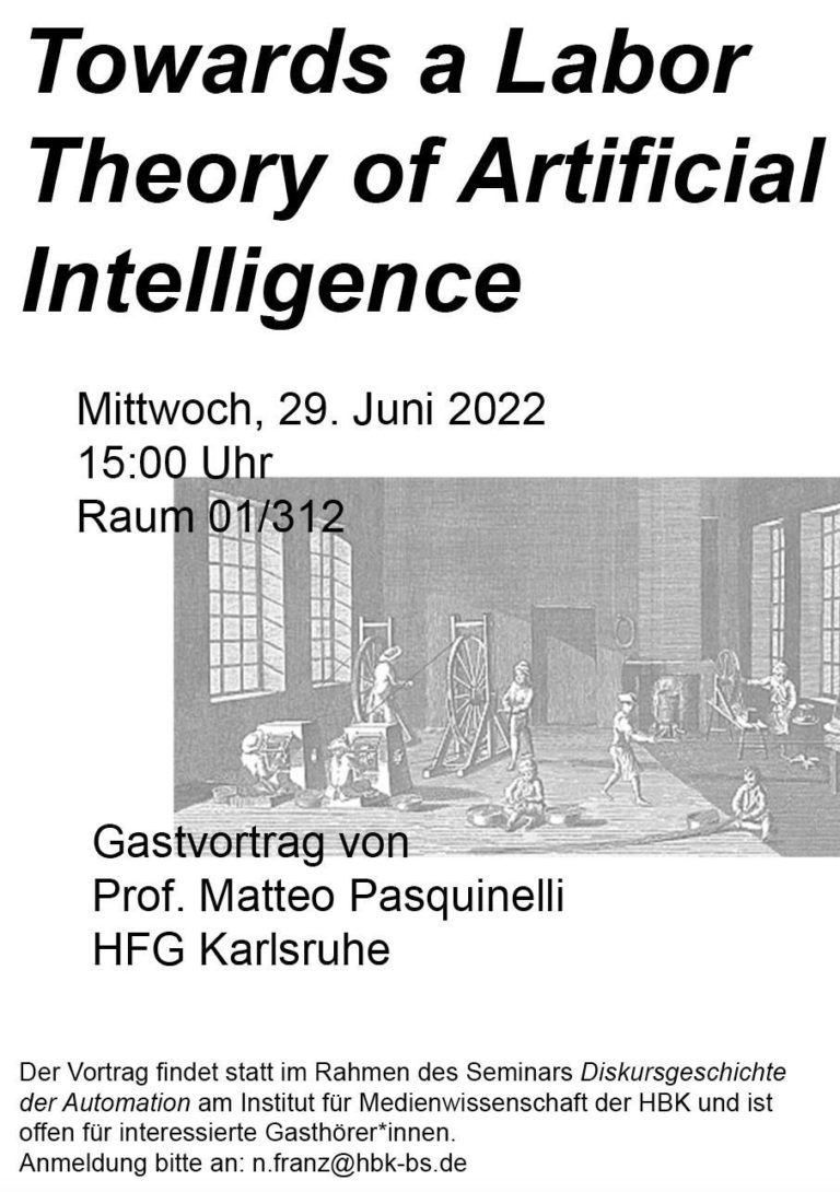 Open lecture at HBK Braunschweig